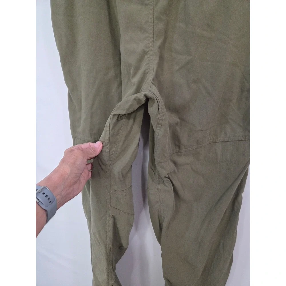 The North Face Mens Green Hiking Pants‎ L Belted Cordura Ripstop Nylon Gorpcore